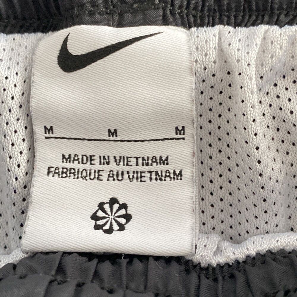 Nike Force Men's Medium Athletic Track Pants Black White Lined FB6966-010 - Picture 3 of 14